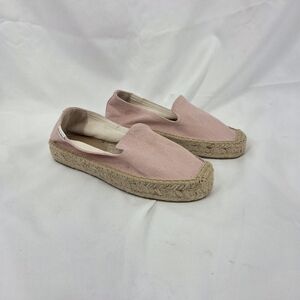 Soludos Pink Espadrille Flats NWOT Women's 5